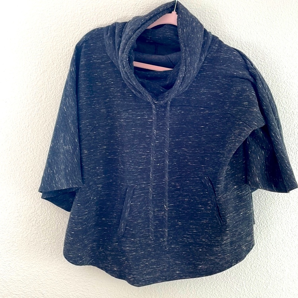 Gibson lined cape style sweatshirt